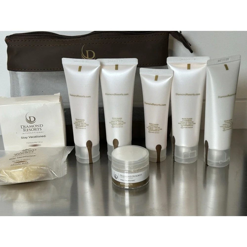 Diamond Resorts International VIP Premium Toiletries Cosmetic Bag‎ NEW